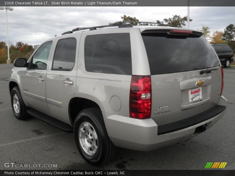 Silver Birch Metallic / Light Titanium/Dark Titanium 2008 Chevrolet Tahoe LT