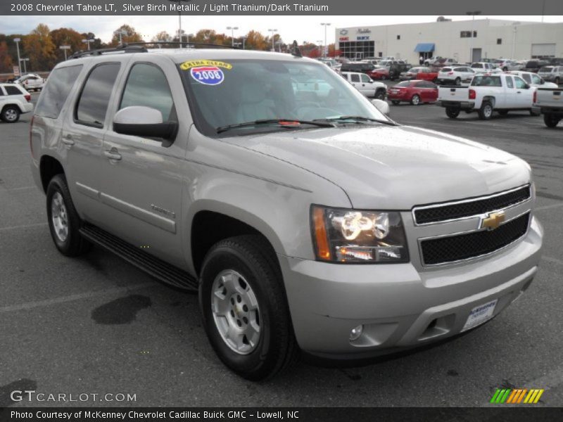 Silver Birch Metallic / Light Titanium/Dark Titanium 2008 Chevrolet Tahoe LT