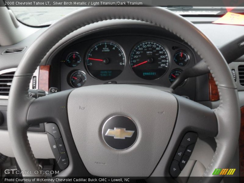 Silver Birch Metallic / Light Titanium/Dark Titanium 2008 Chevrolet Tahoe LT