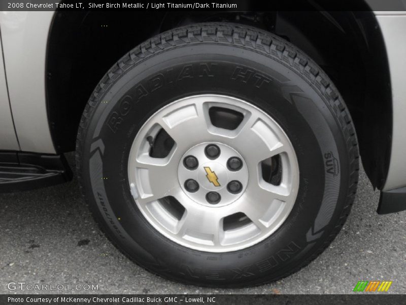 Silver Birch Metallic / Light Titanium/Dark Titanium 2008 Chevrolet Tahoe LT