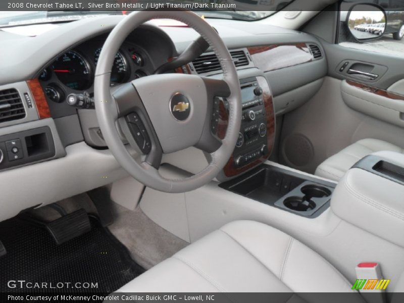 Silver Birch Metallic / Light Titanium/Dark Titanium 2008 Chevrolet Tahoe LT