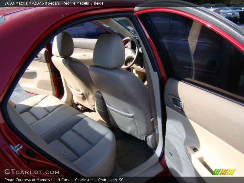 Redfire Metallic / Beige 2003 Mazda MAZDA6 s Sedan