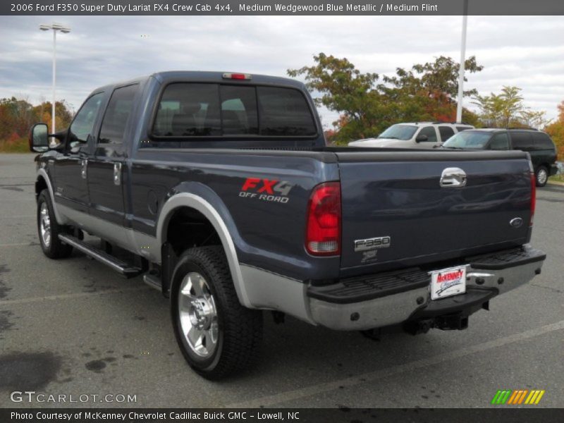 Medium Wedgewood Blue Metallic / Medium Flint 2006 Ford F350 Super Duty Lariat FX4 Crew Cab 4x4
