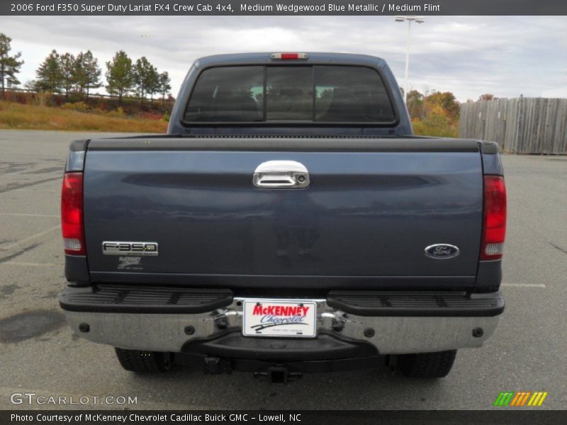 Medium Wedgewood Blue Metallic / Medium Flint 2006 Ford F350 Super Duty Lariat FX4 Crew Cab 4x4