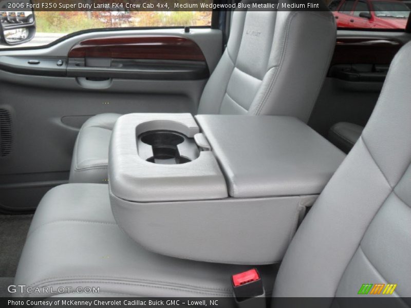 Medium Wedgewood Blue Metallic / Medium Flint 2006 Ford F350 Super Duty Lariat FX4 Crew Cab 4x4