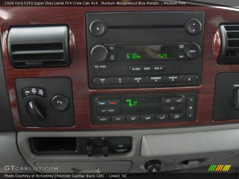 Medium Wedgewood Blue Metallic / Medium Flint 2006 Ford F350 Super Duty Lariat FX4 Crew Cab 4x4