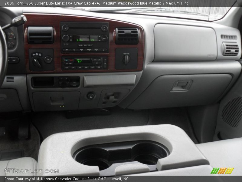 Medium Wedgewood Blue Metallic / Medium Flint 2006 Ford F350 Super Duty Lariat FX4 Crew Cab 4x4