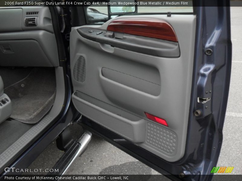 Medium Wedgewood Blue Metallic / Medium Flint 2006 Ford F350 Super Duty Lariat FX4 Crew Cab 4x4