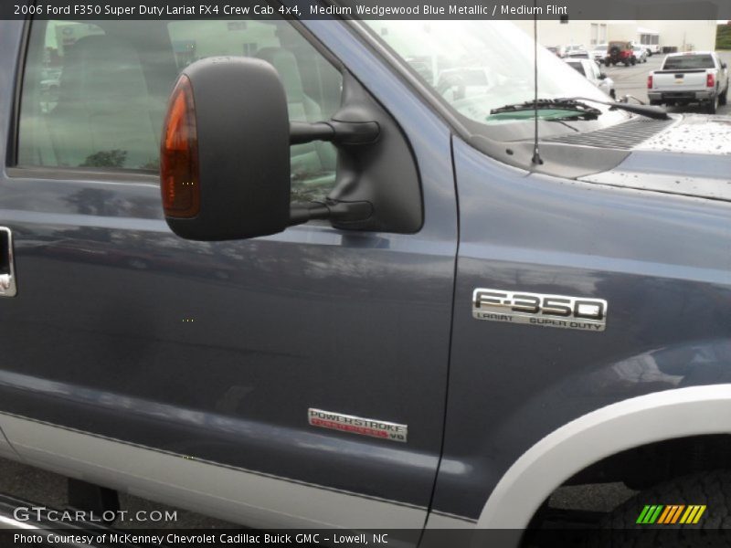 Medium Wedgewood Blue Metallic / Medium Flint 2006 Ford F350 Super Duty Lariat FX4 Crew Cab 4x4
