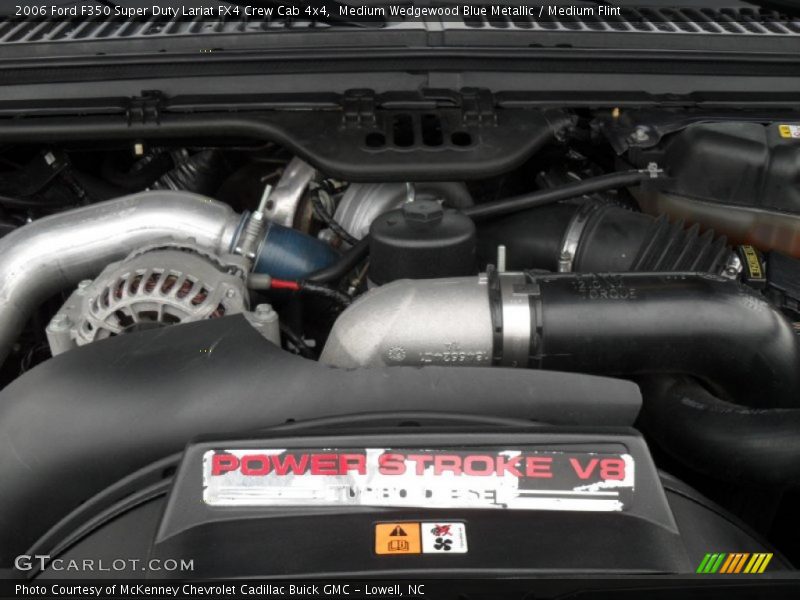 Medium Wedgewood Blue Metallic / Medium Flint 2006 Ford F350 Super Duty Lariat FX4 Crew Cab 4x4