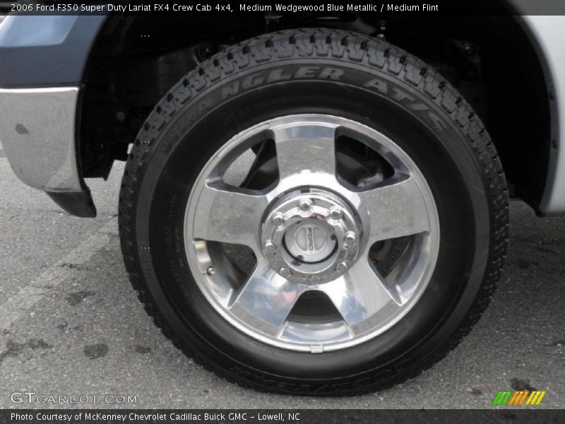 Medium Wedgewood Blue Metallic / Medium Flint 2006 Ford F350 Super Duty Lariat FX4 Crew Cab 4x4