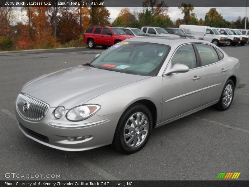 Platinum Metallic / Titanium 2008 Buick LaCrosse CXL