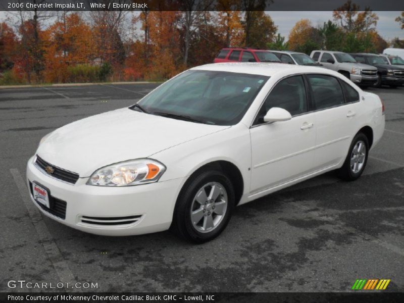 White / Ebony Black 2006 Chevrolet Impala LT