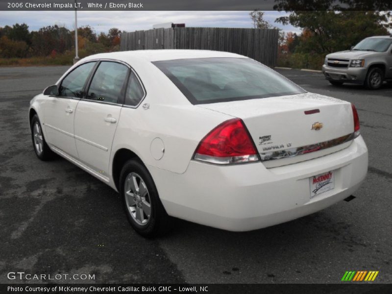 White / Ebony Black 2006 Chevrolet Impala LT