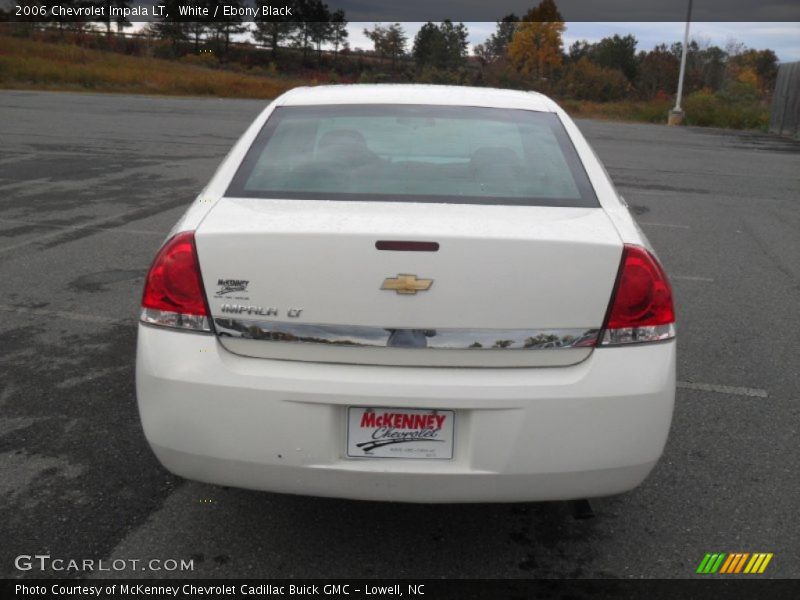 White / Ebony Black 2006 Chevrolet Impala LT