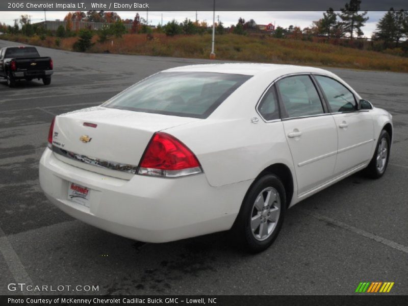White / Ebony Black 2006 Chevrolet Impala LT