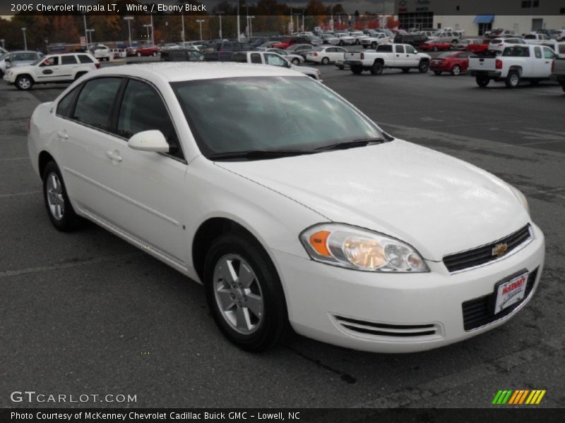 White / Ebony Black 2006 Chevrolet Impala LT