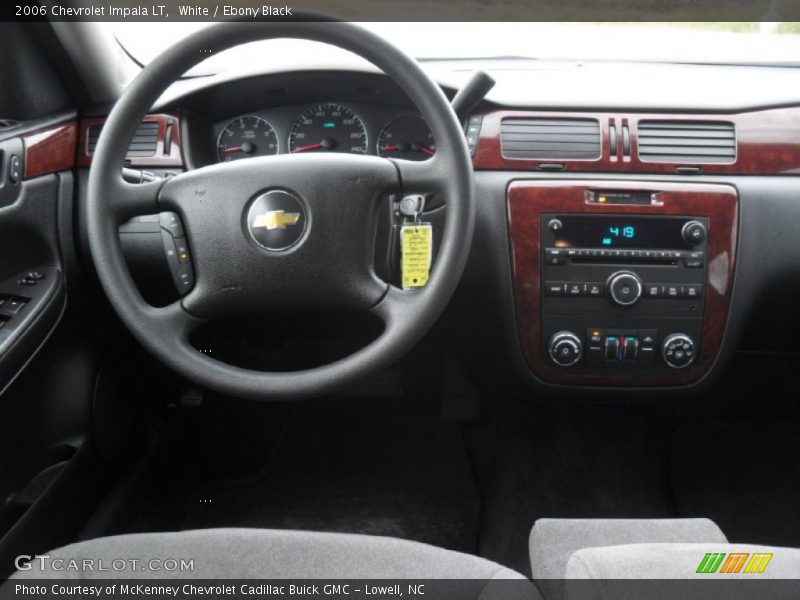 White / Ebony Black 2006 Chevrolet Impala LT