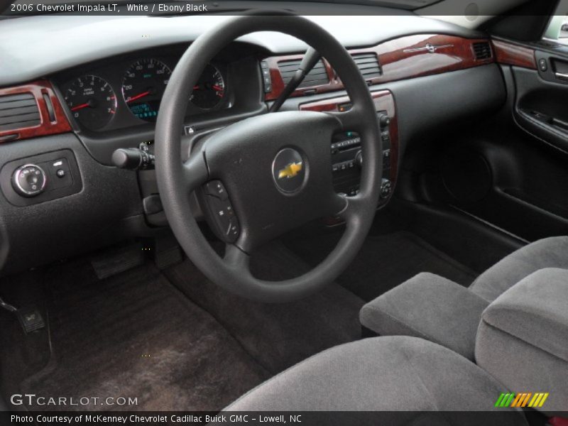 White / Ebony Black 2006 Chevrolet Impala LT