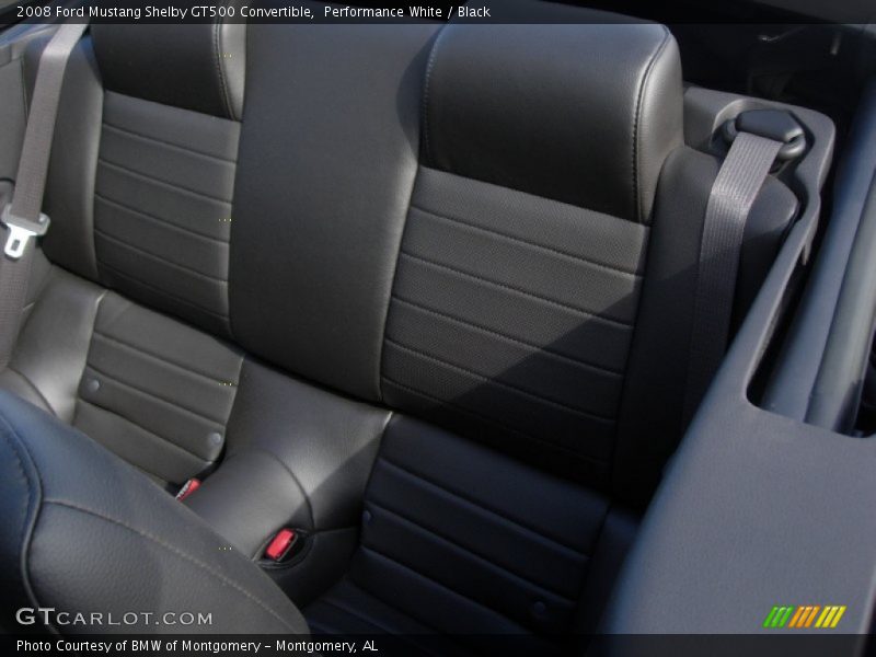 Performance White / Black 2008 Ford Mustang Shelby GT500 Convertible
