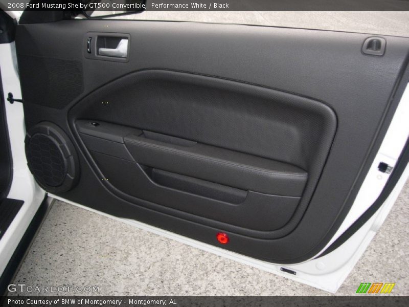 Performance White / Black 2008 Ford Mustang Shelby GT500 Convertible