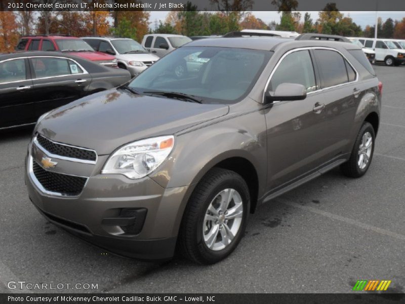 Mocha Steel Metallic / Jet Black 2012 Chevrolet Equinox LT