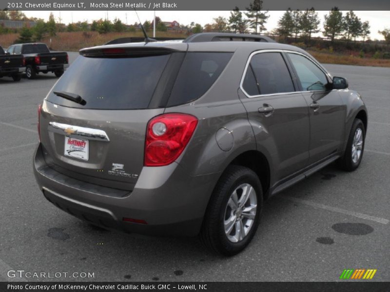 Mocha Steel Metallic / Jet Black 2012 Chevrolet Equinox LT