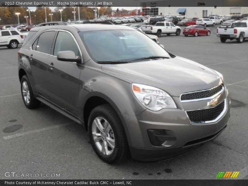 Mocha Steel Metallic / Jet Black 2012 Chevrolet Equinox LT