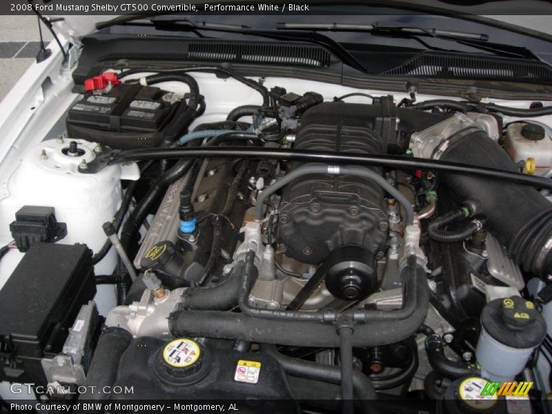  2008 Mustang Shelby GT500 Convertible Engine - 5.4 Liter Supercharged DOHC 32-Valve V8