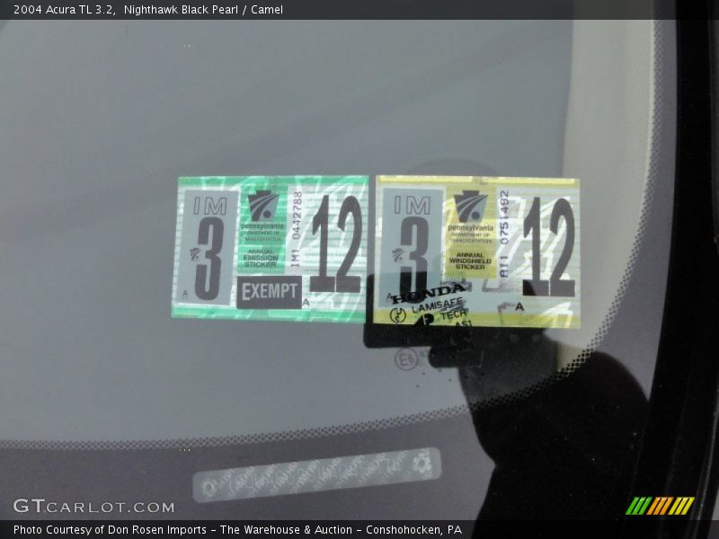 Nighthawk Black Pearl / Camel 2004 Acura TL 3.2
