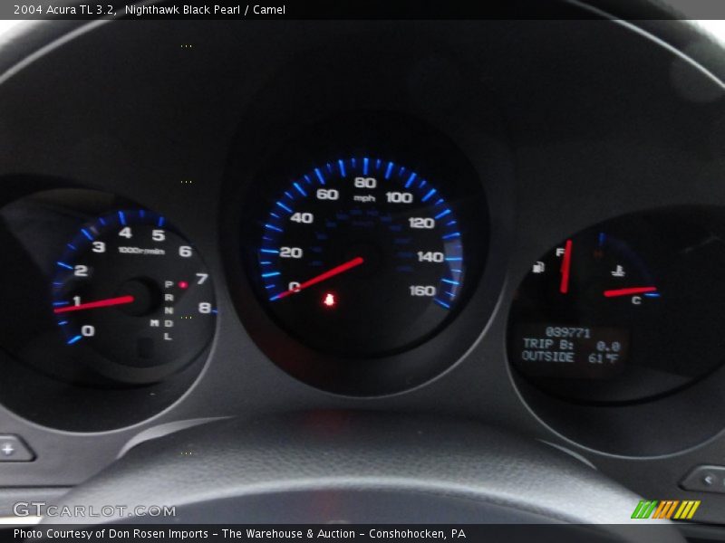 Nighthawk Black Pearl / Camel 2004 Acura TL 3.2