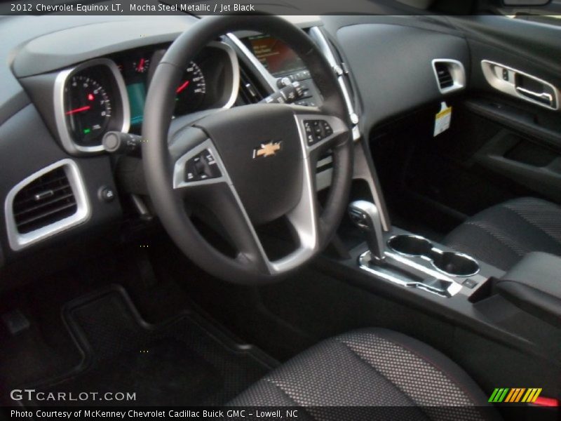 Mocha Steel Metallic / Jet Black 2012 Chevrolet Equinox LT