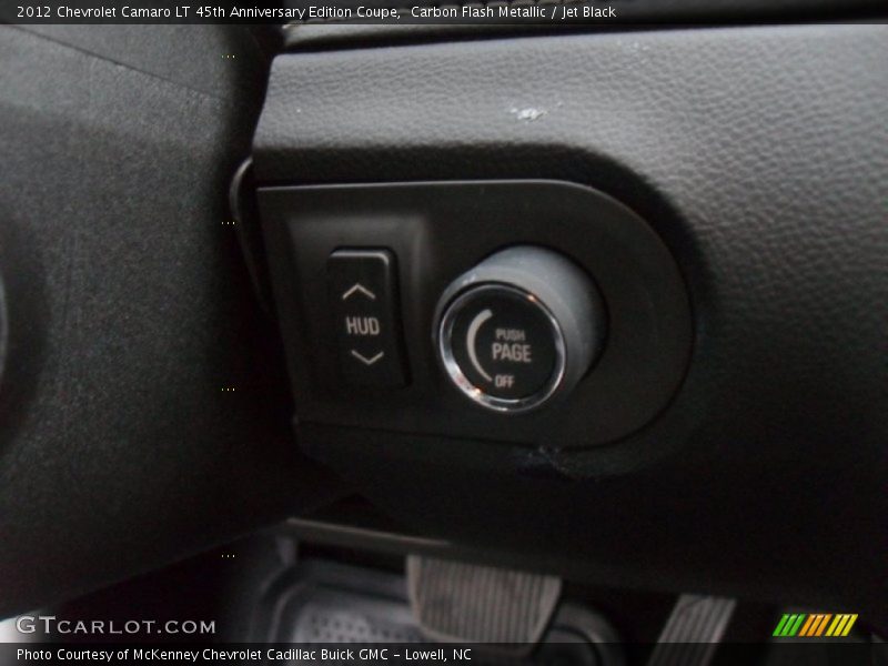 Controls of 2012 Camaro LT 45th Anniversary Edition Coupe