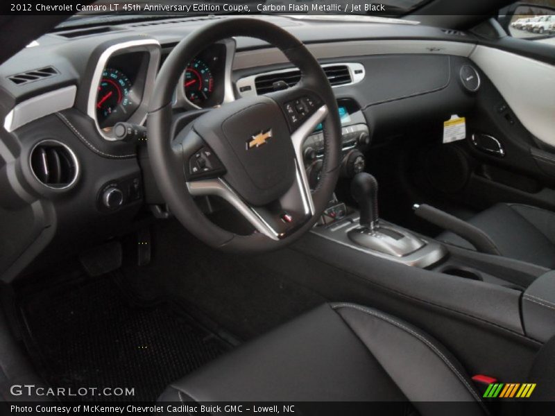 Jet Black Interior - 2012 Camaro LT 45th Anniversary Edition Coupe 