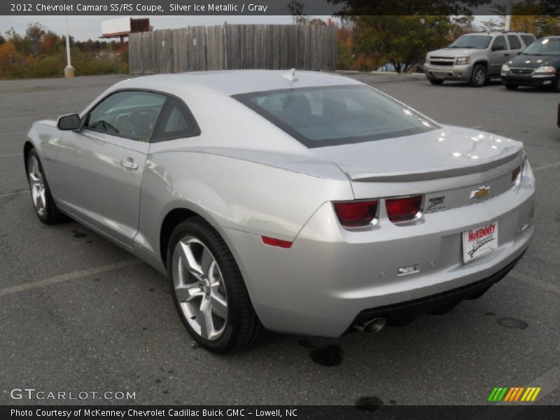 Silver Ice Metallic / Gray 2012 Chevrolet Camaro SS/RS Coupe
