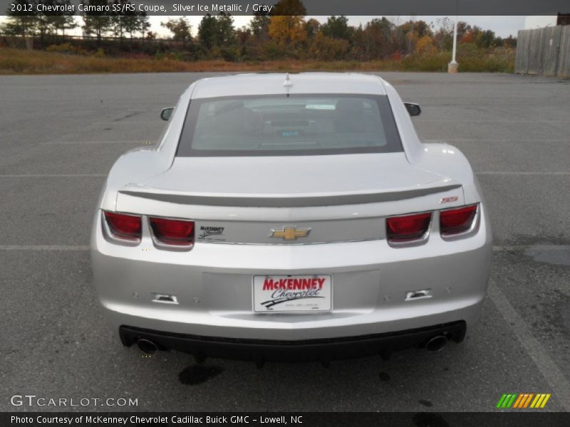 Silver Ice Metallic / Gray 2012 Chevrolet Camaro SS/RS Coupe