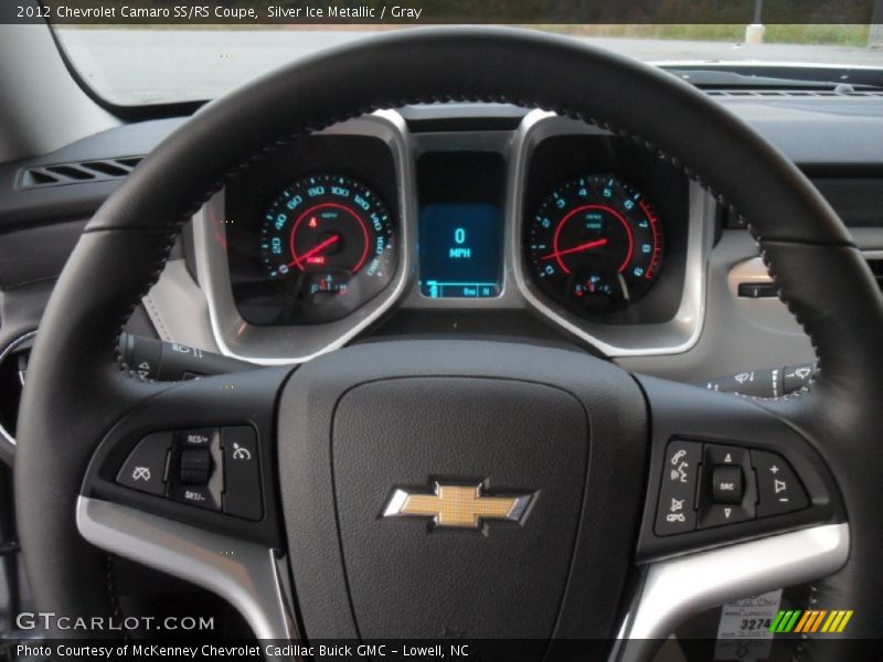 Silver Ice Metallic / Gray 2012 Chevrolet Camaro SS/RS Coupe