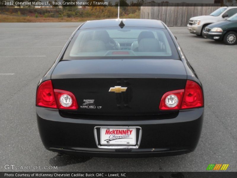 Black Granite Metallic / Titanium 2012 Chevrolet Malibu LT