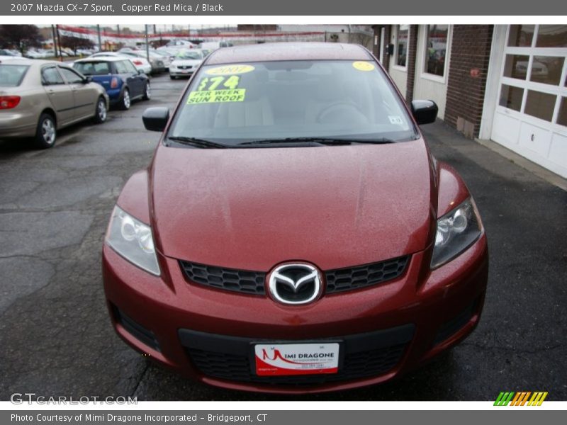 Copper Red Mica / Black 2007 Mazda CX-7 Sport