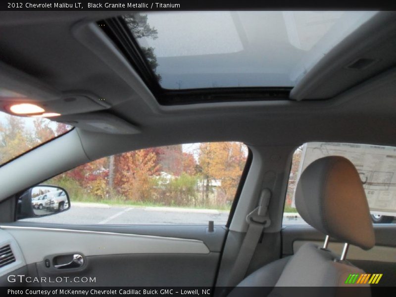 Black Granite Metallic / Titanium 2012 Chevrolet Malibu LT