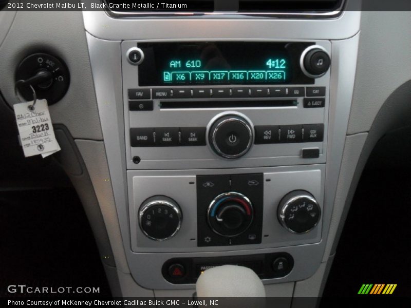 Black Granite Metallic / Titanium 2012 Chevrolet Malibu LT