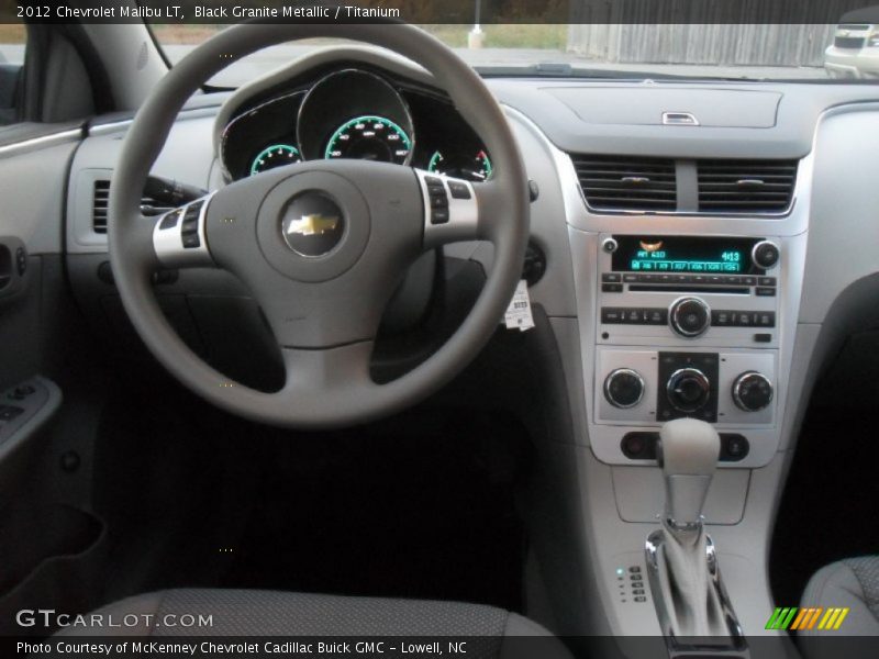 Black Granite Metallic / Titanium 2012 Chevrolet Malibu LT
