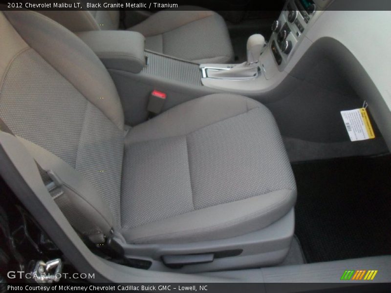 Black Granite Metallic / Titanium 2012 Chevrolet Malibu LT
