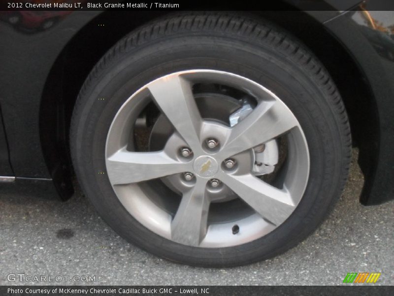 Black Granite Metallic / Titanium 2012 Chevrolet Malibu LT