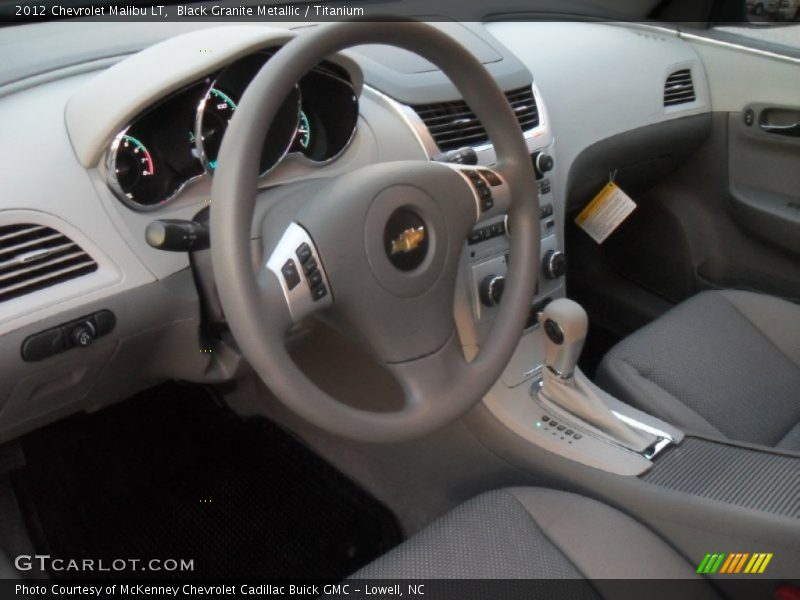 Black Granite Metallic / Titanium 2012 Chevrolet Malibu LT