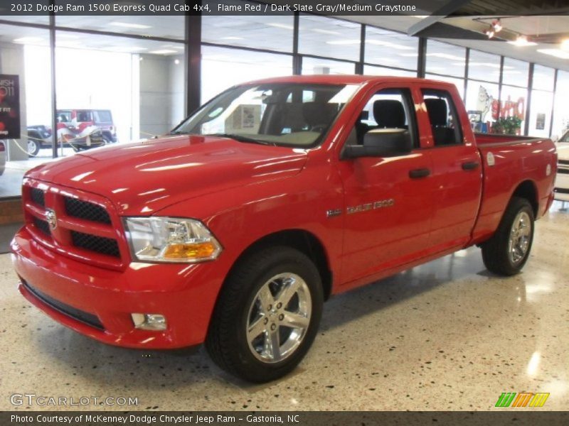  2012 Ram 1500 Express Quad Cab 4x4 Flame Red