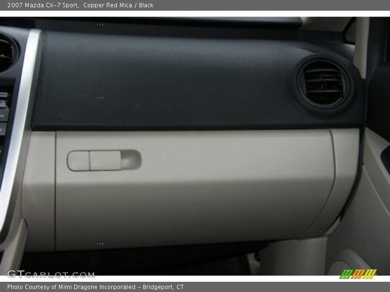 Copper Red Mica / Black 2007 Mazda CX-7 Sport