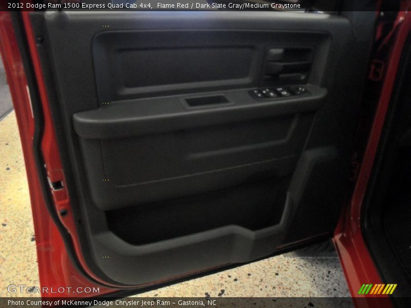 Flame Red / Dark Slate Gray/Medium Graystone 2012 Dodge Ram 1500 Express Quad Cab 4x4