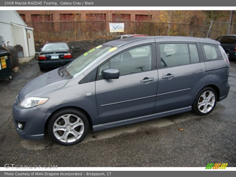 Galaxy Gray / Black 2008 Mazda MAZDA5 Touring