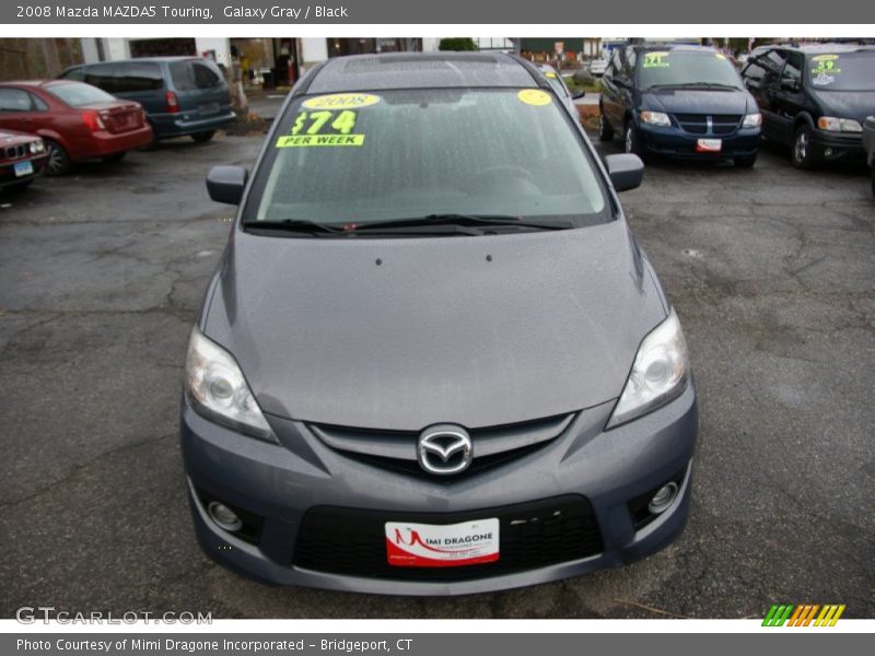 Galaxy Gray / Black 2008 Mazda MAZDA5 Touring